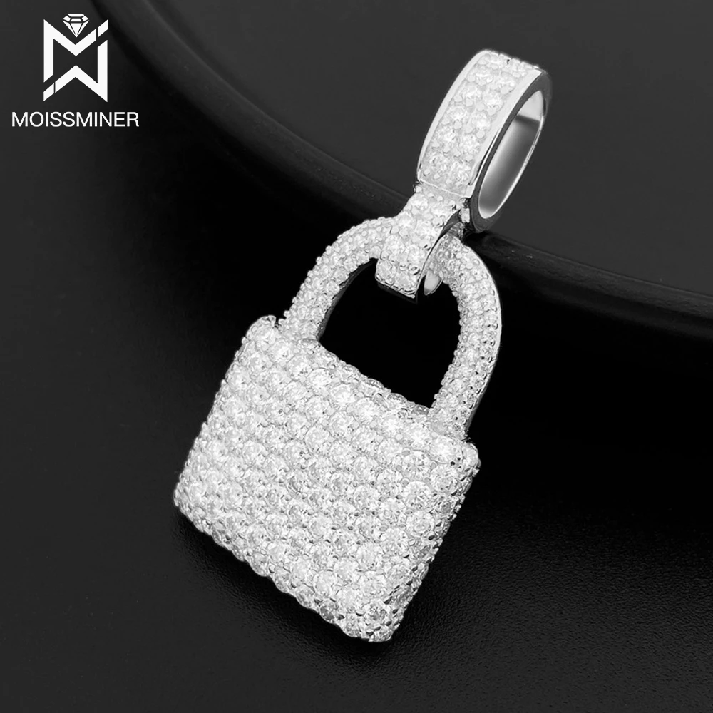 Ожерелье с подвеской в виде пары муассанитом S925 ожерелье натуральным