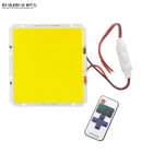 Вход 12 В постоянного тока, 100x95 мм, 50 Вт, монолитный блок светодиодов, источник светильник для Светодиодный Ной лампы, теплый, холодный белый, матричная лампа с радиочастотным пультом дистанционного управления, диммер