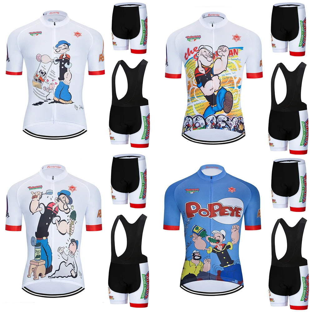 

Комплект одежды для велоспорта Popeye, 2020 профессиональная летняя одежда для велоспорта, одежда для велоспорта, мужской комплект для велоспор...