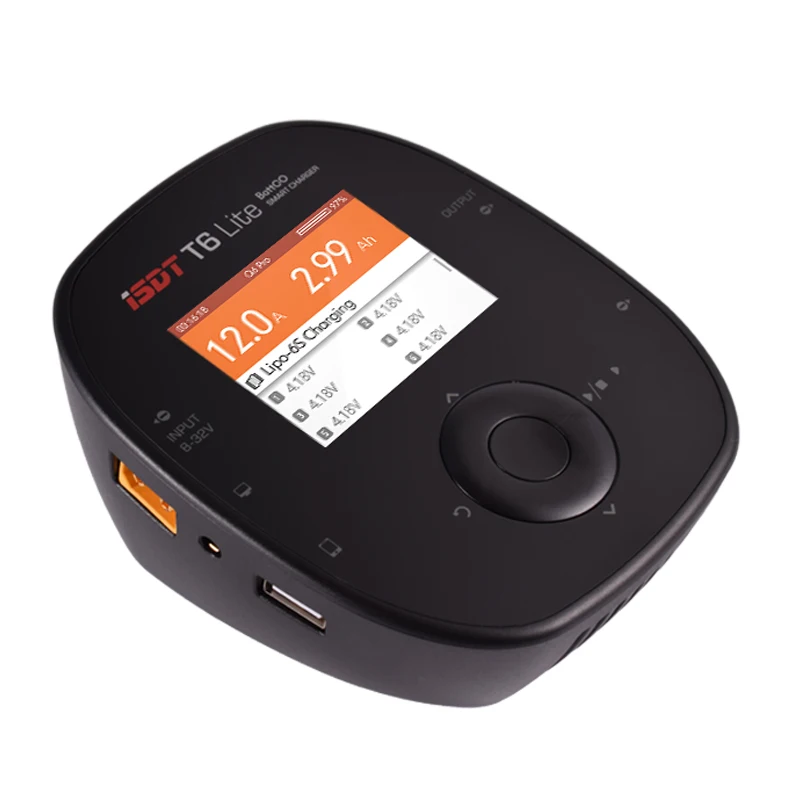 ISDT T6 Lite 600 Вт 25A DC 8-32 В интеллектуальное умное зарядное устройство для баланса