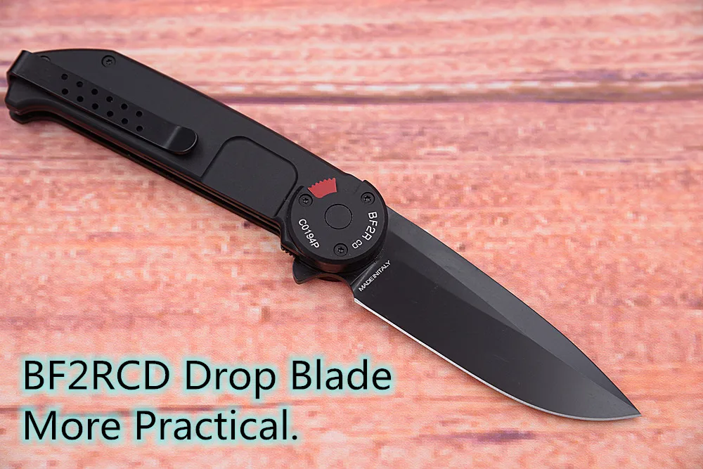 

JUFULE New BF2RCD Aluminum N690 Folding Blade Ball Bearing Outdoor Kitchen Tactical Camping Hunting EDC Tool Knife