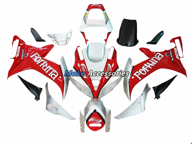 

Motorcycle Fairings Kit Fit For Yzf R1 2002-2003 Bodywork Set High Quality ABS Injection New Red Silver