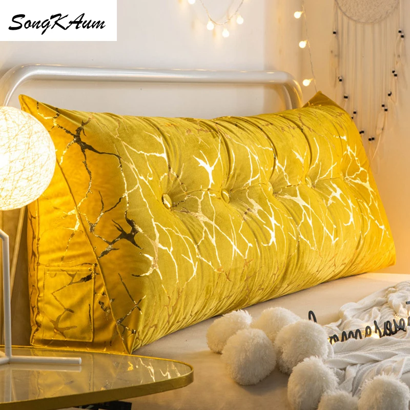 Новая стильная модная моющаяся длинная прикроватная Подушка SongKAum в европейском