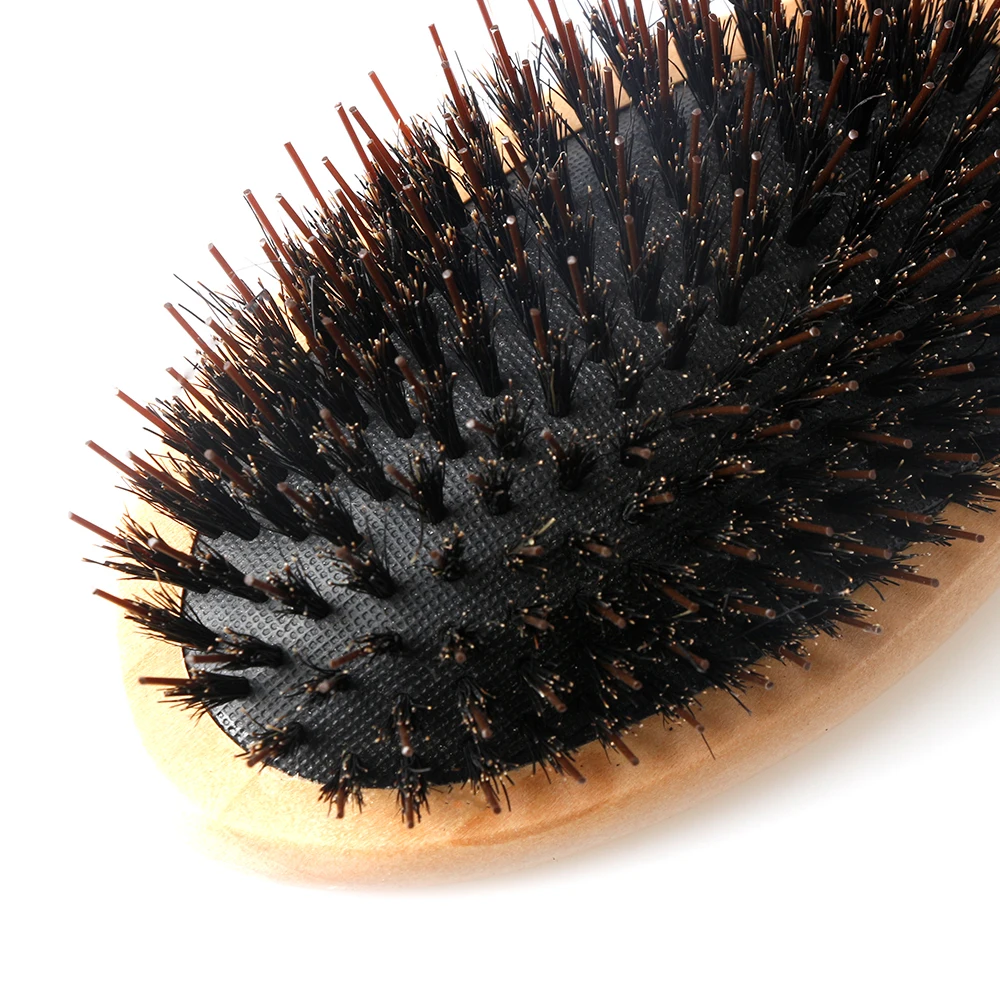 Подушка кабан щетины дерево щетка для волос в классическом дизайне