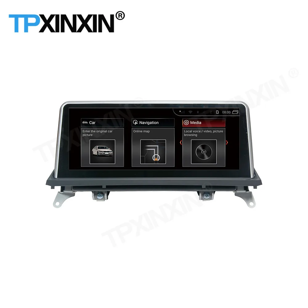 저렴한 자동차 라디오 스테레오 무선 레코더 수신기 안드로이드 BMW X5 X6 2007 2008 2009 2010 GPS 플레이어 네비게이션 자동 오디오 헤드 유닛