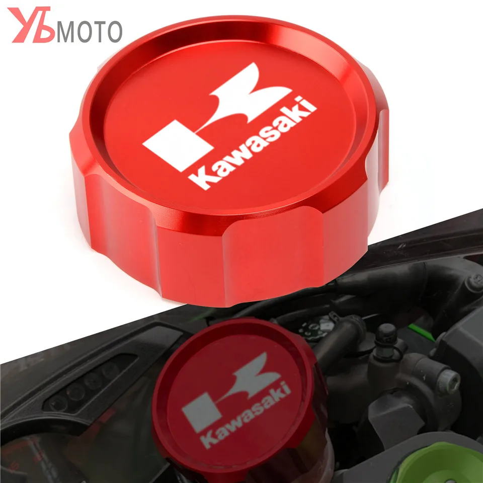 

Motorcycle CNC front Brake Fluid Reservoir Cover Cap For Kawasaki Z1000SX Ninja 1000 ZX10R ZX9R ZX6R ZX250R Z750S Z750 GTR1400