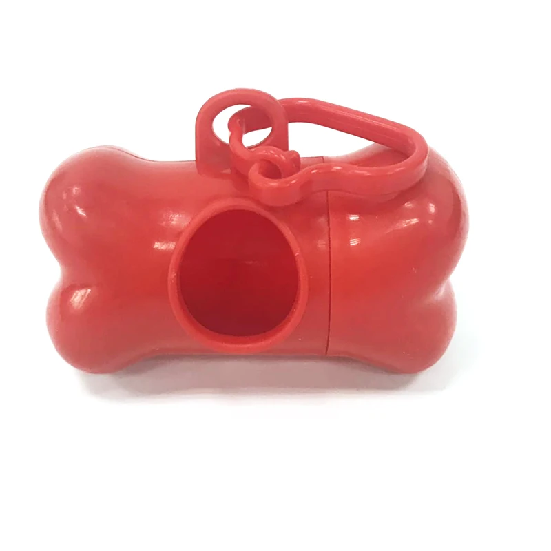 Диспенсер для отходов домашних животных пластиковый в форме кости