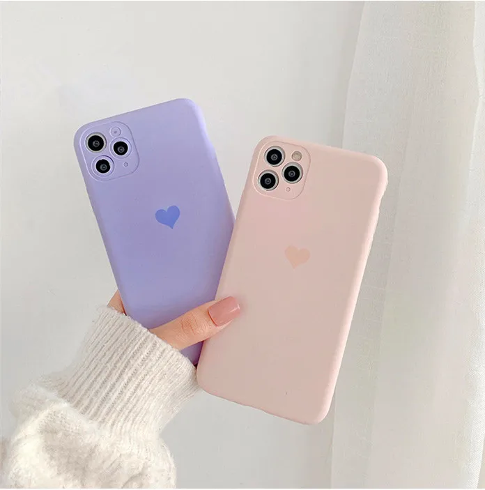 Силиконовый мягкий ударопрочный чехол карамельного цвета из ТПУ для iPhone 7plus 7 8 11