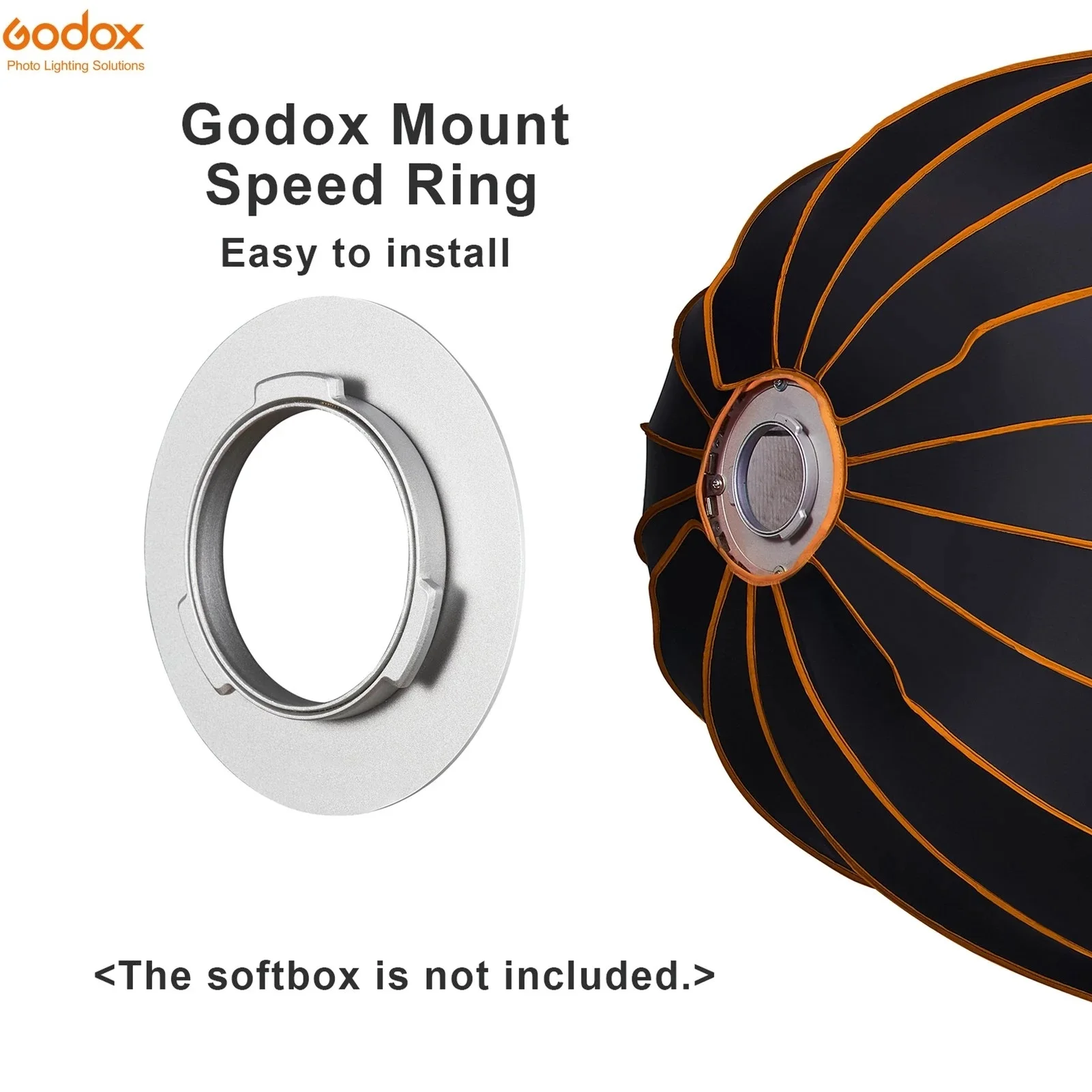 Godox SA-GD Godox Mount Speed Ring для Godox QR-P70/P90/P120 параболический софтбокс для Godox ML60Bi/ML60 Studio светильник
