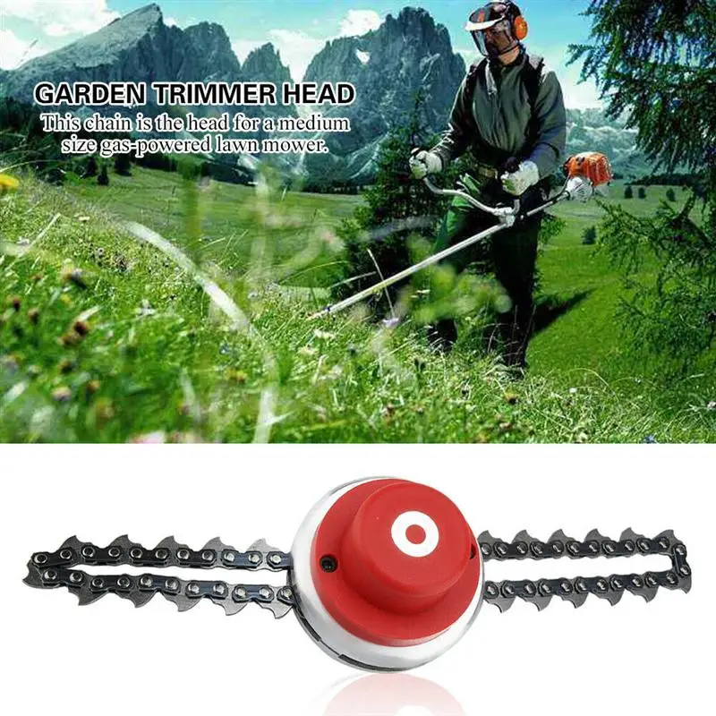 

Heavy Duty Petrol Grass Trimmer Head With Lines Brush Cutter Head Lawn Mower Accessories Cutting Line Head (Red)