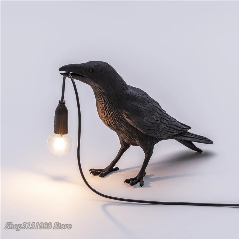 Итальянские настольные лампы Seletti для птиц декоративная домашняя лампа