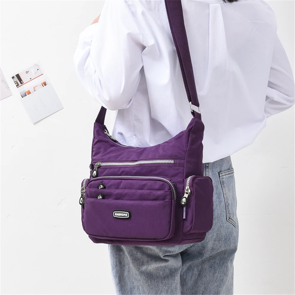 Bags For Women 2020 Femme Large Capacity Nylon Shoulder Bag Waterproof Elegant Daily Shopping Handbag Crossbody Messenger | Багаж и сумки
