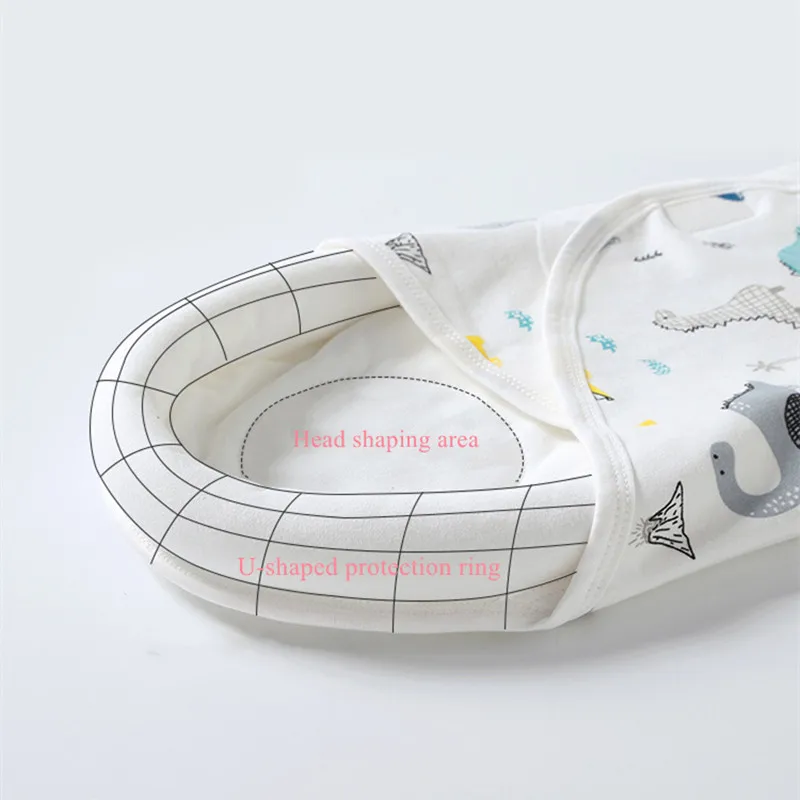 Newborn Swaddl Babi Wrap Blankets Cotton Sleep Bag Quilt Baby Windproof Sleepsack Anti-shock Four Seasons