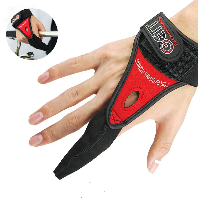 1Pcs Single Finger Protector Fishing Gloves Japan GETT Non-Slip Anti-cut Long Shot One Finger Gloves Outdoor Fishing Accessories