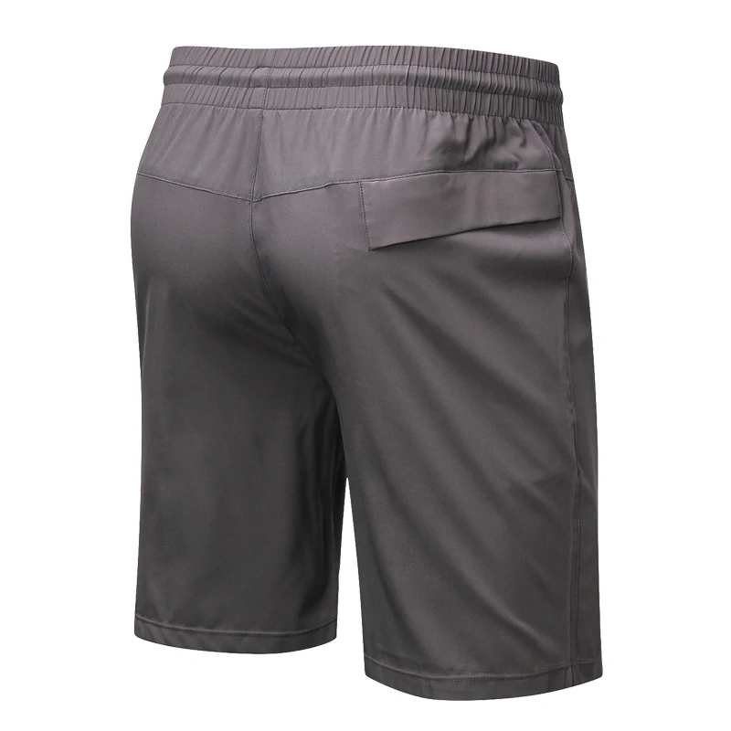 Plus Size Men Gym Shorts Summer Running Zip Pocket Training Sport Short Fitness Quick Dry Breathable Workout Sportswear | Спорт и