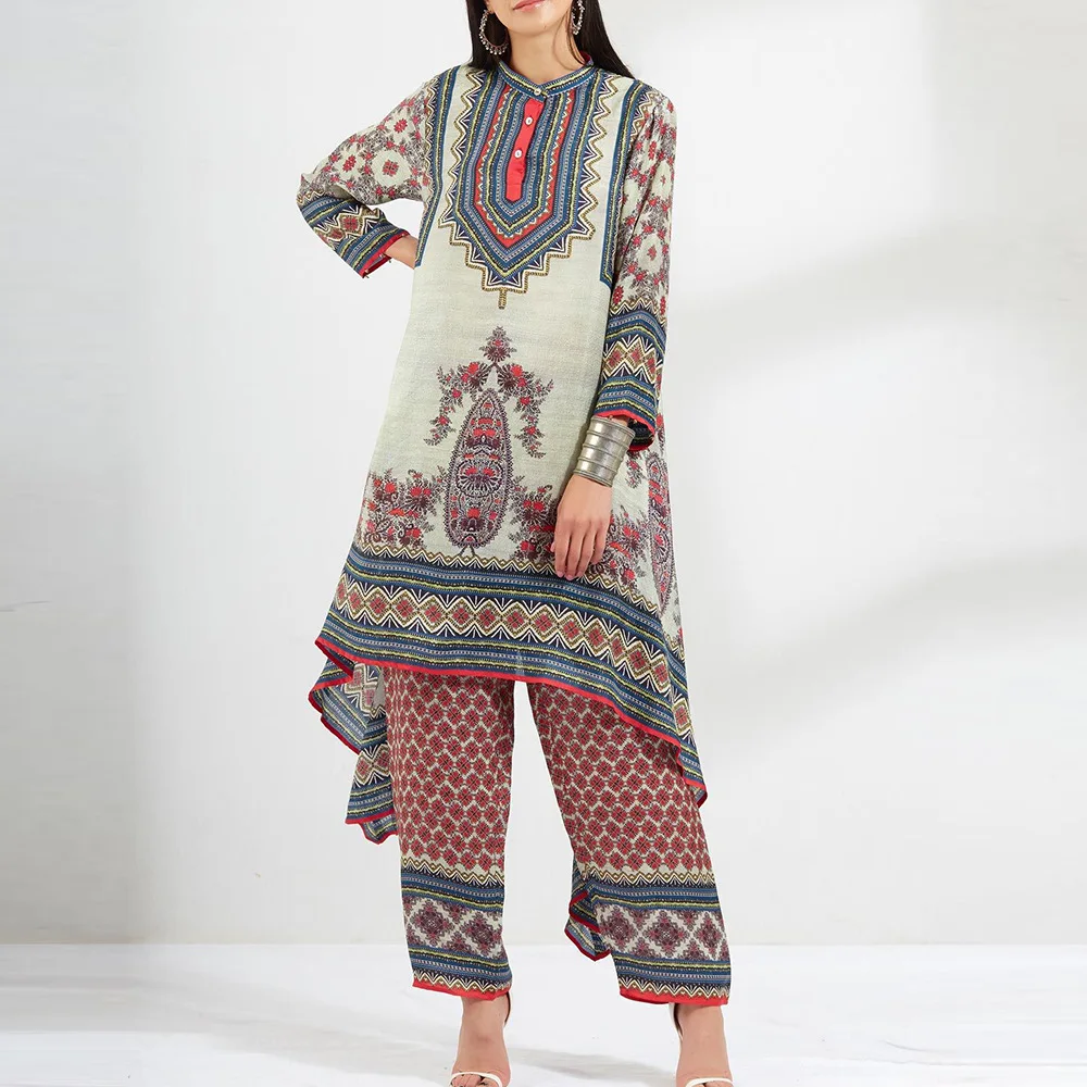 

African Dresses for Women Africna Women Long Sleeve Plus Size Printing Dress African Clothes Women S-5XL