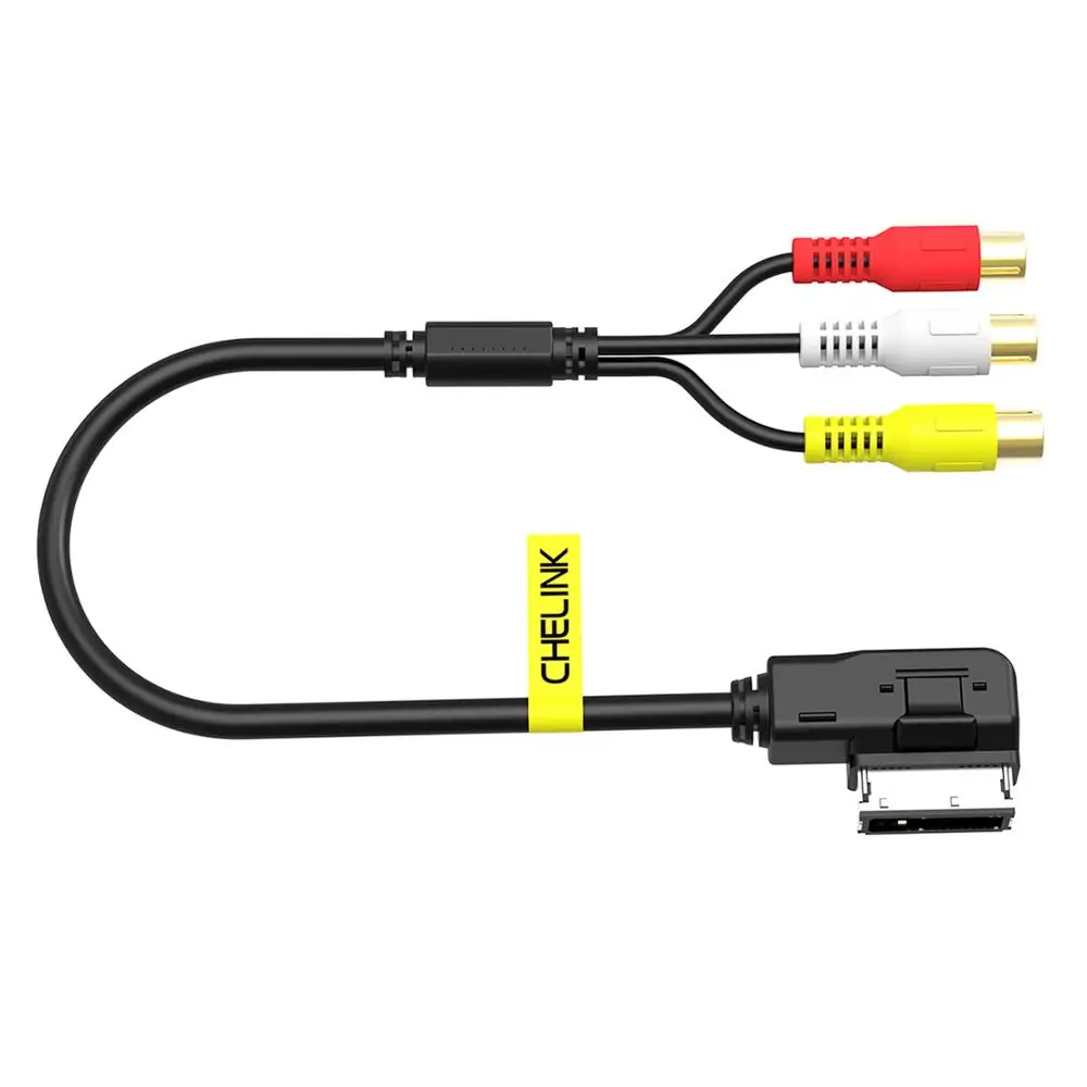 Стерео Aux аудио кабель CHELINK Hi-Fi с 3 шнурами RCA интерфейс AMI MMI для AUDI A3 A4 A6 A7 A8 Q7 S7 R8 |