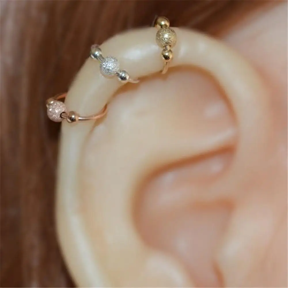 2 шт. Сталь Captive обруч с бусинами кольца для губ бровей Триммер носа ниппель кольцо