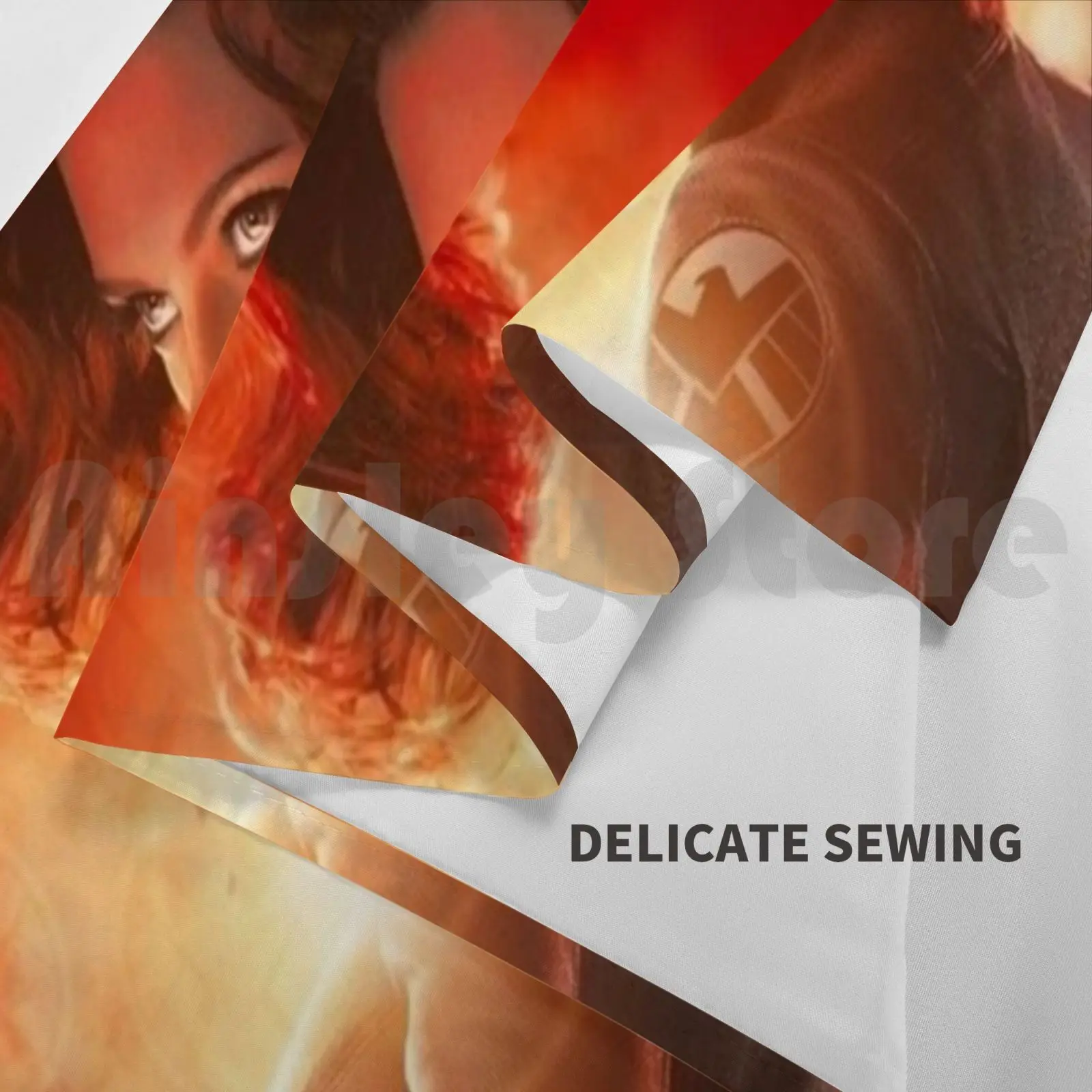 Винтажный гобелен красного и черного цвета для гостиной спальни