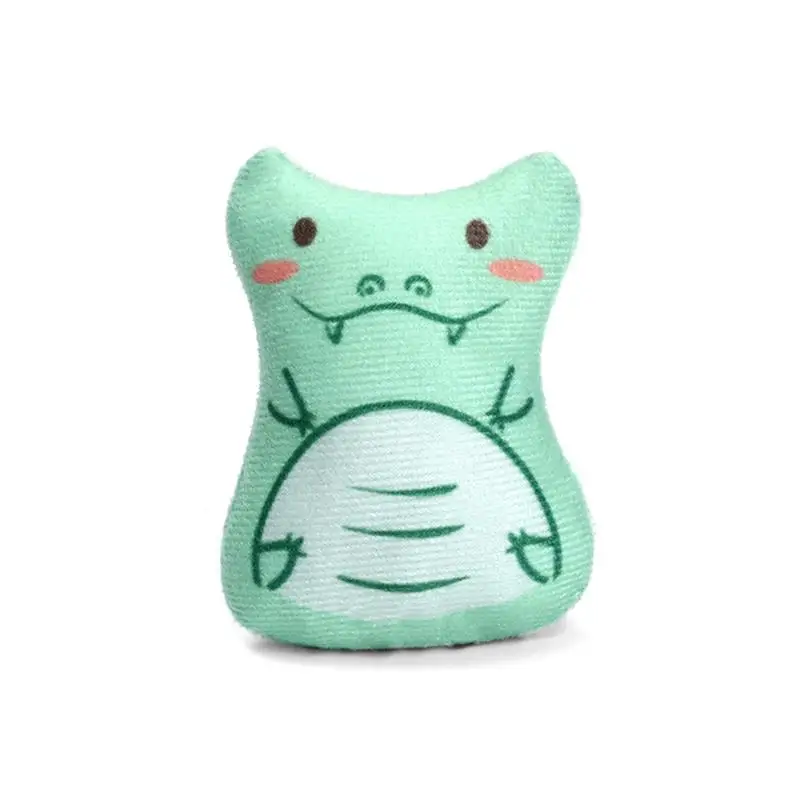 

Cartoon Cat Interactive Toy Catnip Toy Bite Resistant Cat Chew Toy Multicolor Cotton Puppy Teeth Cleaning Toy Pet Supplies