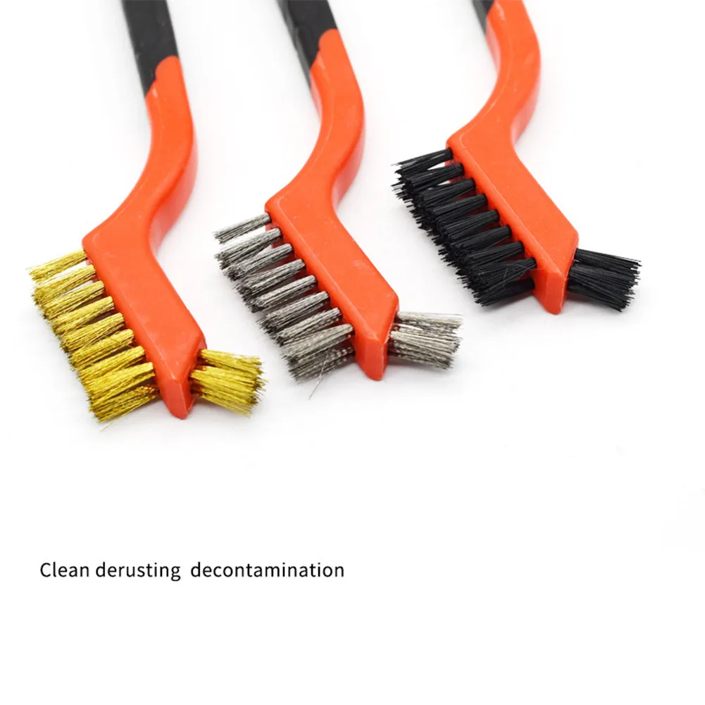 

1pcs Steel Wire Wheel Brush Brass Steel Brush Cleaning Brush Polishing