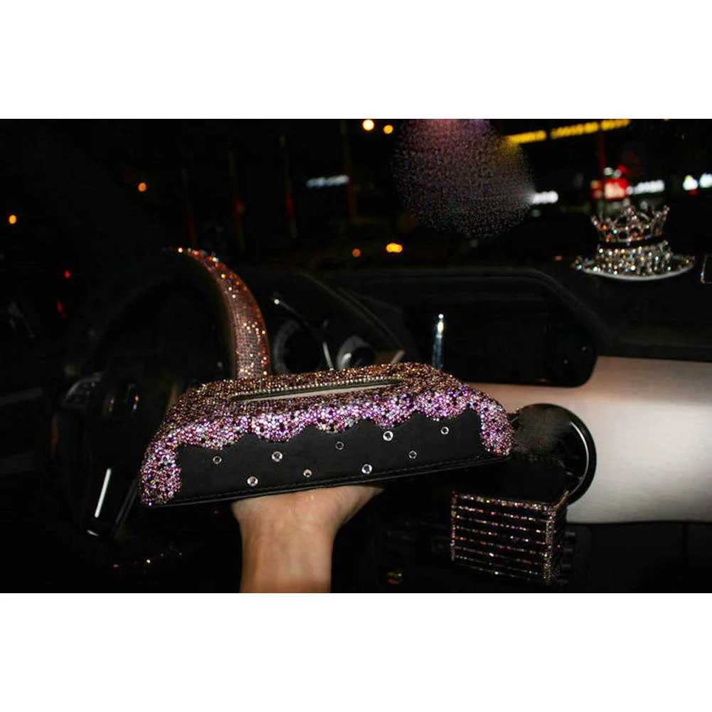 Милая коробка для салфеток с бриллиантами украшения яркие принадлежности