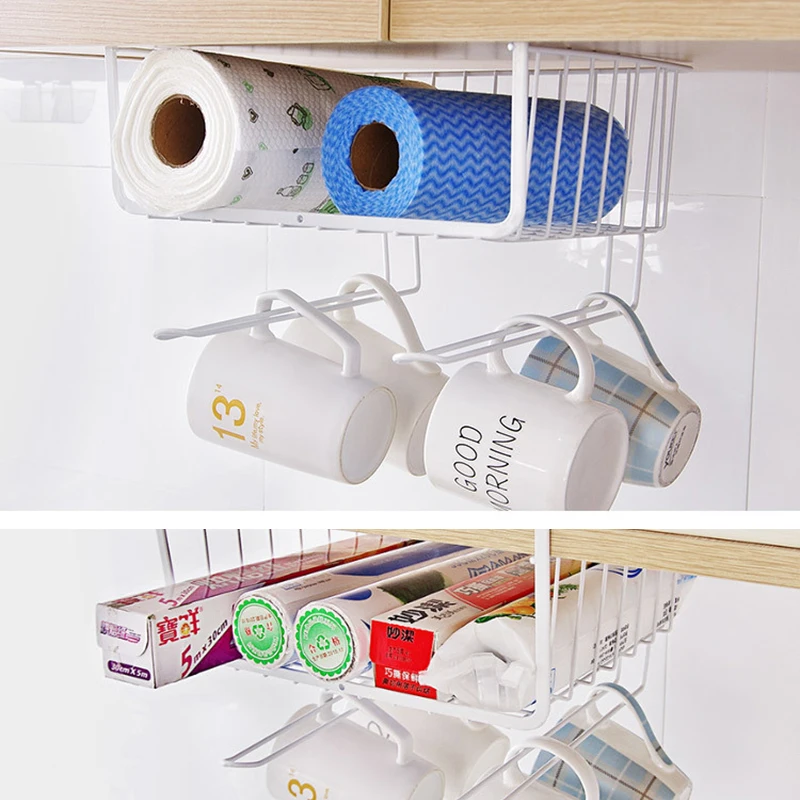 Кухонная стойка для шкафчика вывешивания на шкаф под полкой держатель полотенец