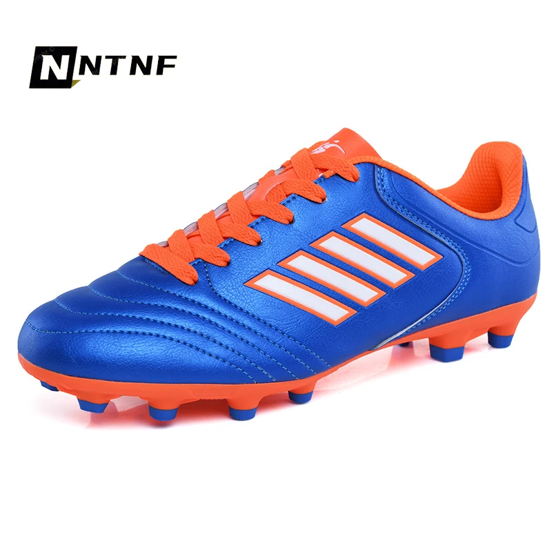 

Kids Sneakers Football Men Outdoor Training Sport Soccer Shoes Long Spikes Fustal Cleats Hombre Zapatos Boys Soccer Shoes