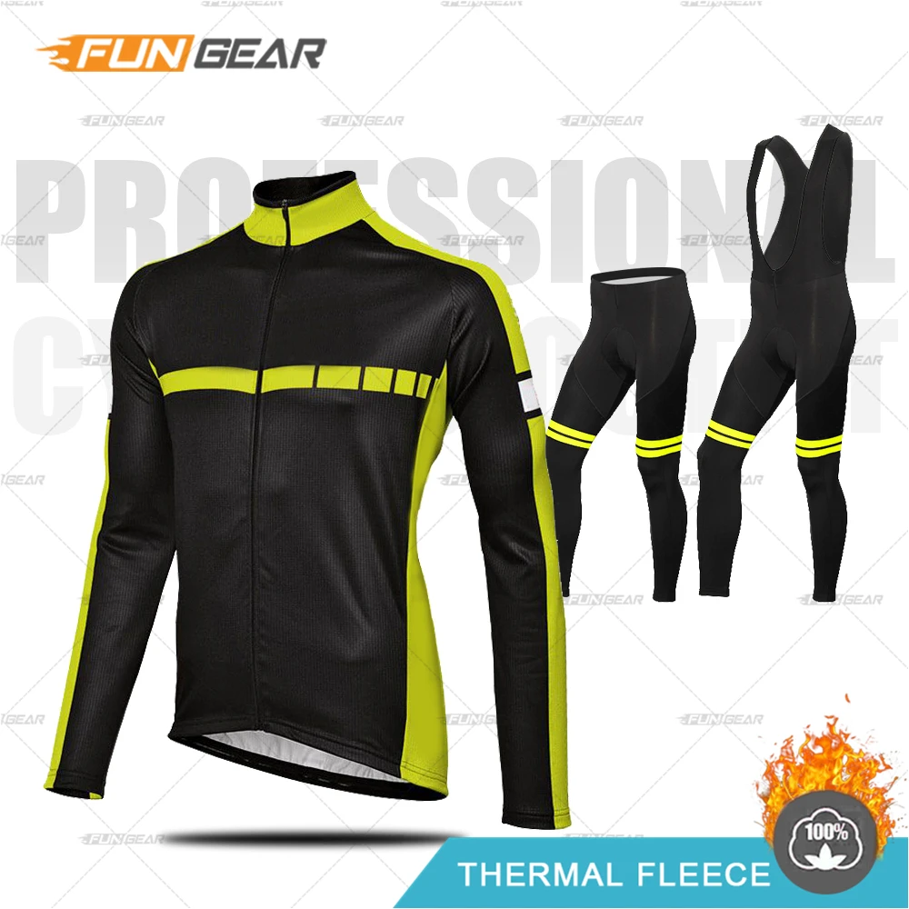 Зимняя одежда для велоспорта, теплая одежда, Ropa Ciclismo Invierno, комплект из джерси с длинными рукавами для верховой езды, теплая флисовая форма, комплект со штанами