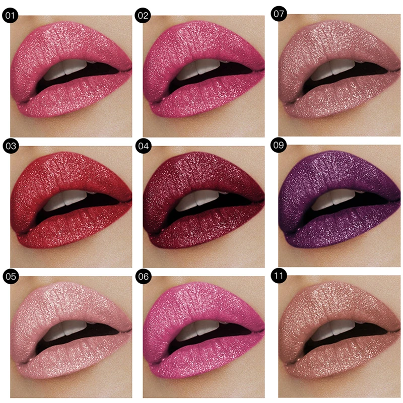 

Matte Pearlescent Lip Gloss Glitter Sparkling Lip Glaze Diamond Shiny Lipgloss Non-stick Cup Lips Cosmetic Beauty Makeup TSLM1