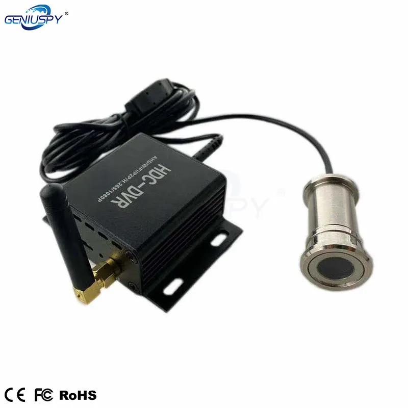 Geniuspy Wi Fi мини дверной глазок 720P 1MP AHD дверная Камера HDC DVR Мобильный P2P Onvif H.265 CCTV