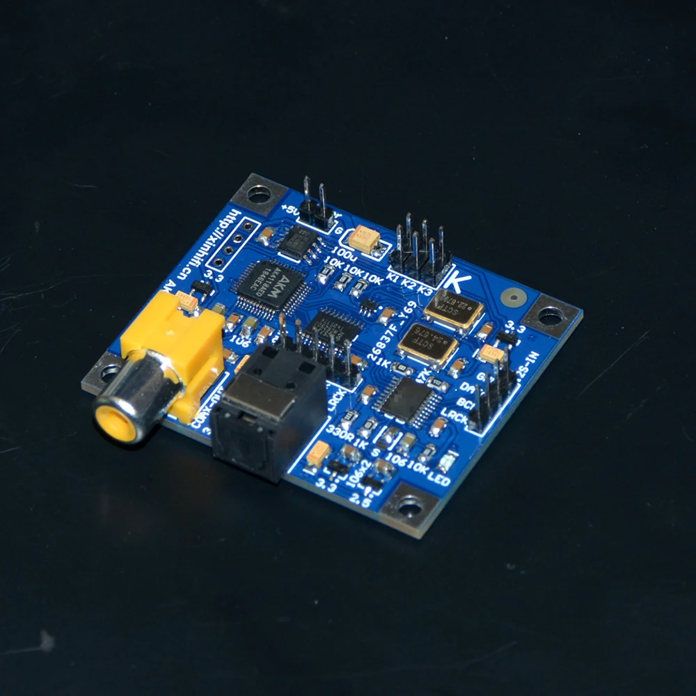 Ak4118 I2S к коаксиальному волокну SPDIF с выходной поддержкой 24bit 192K DC 5V F8 003|Усилители