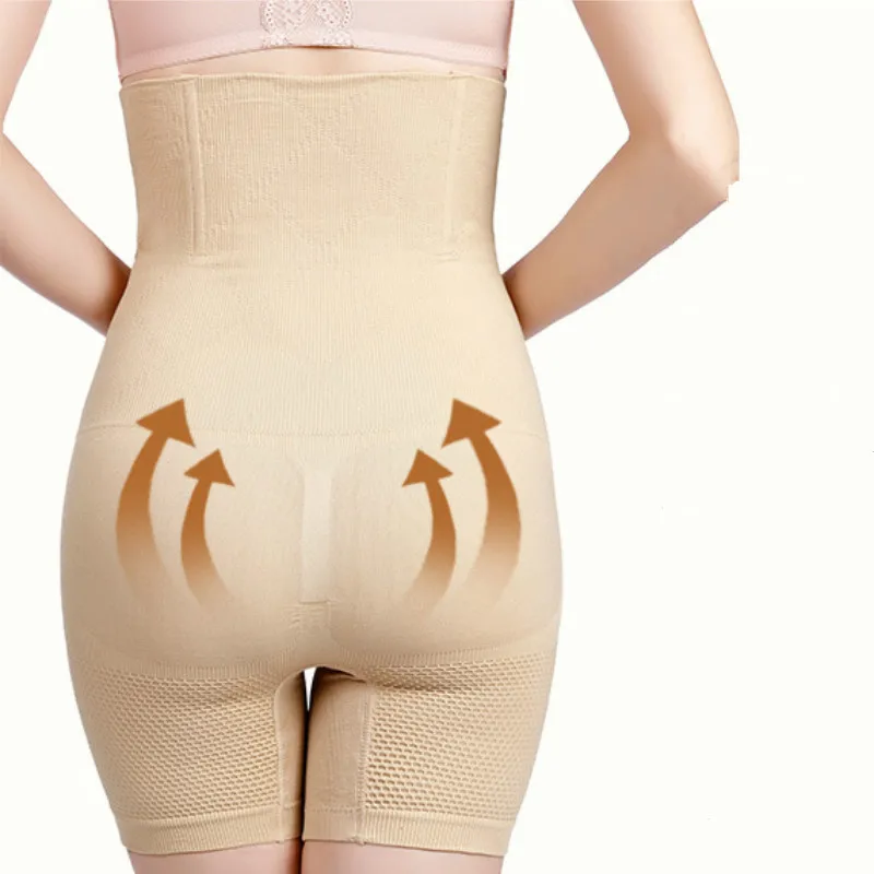 Бесшовные женские трусики для похудения с высокой талией Утягивающие