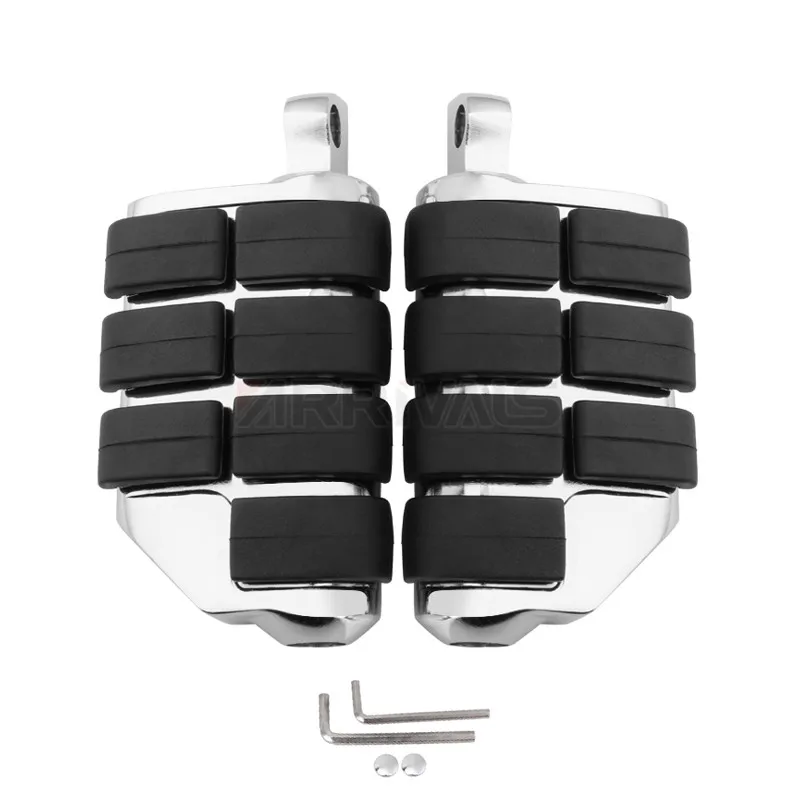 Хромированная ножная лапка для мотоцикла Мужская Передняя и задняя педали ног