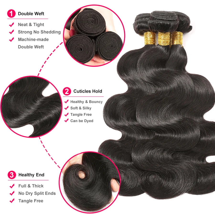 Волнистые пряди 3/4 шт натуральные кудрявые пучки волос бразильские волнистые