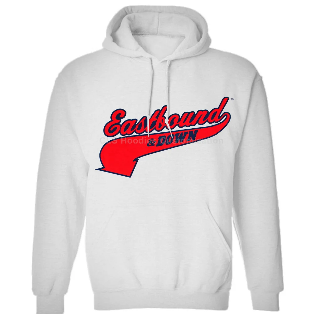 Eastbound & Down логотип Кенни Пауэрс 55 Джерси унисекс Мужские и женские зимние