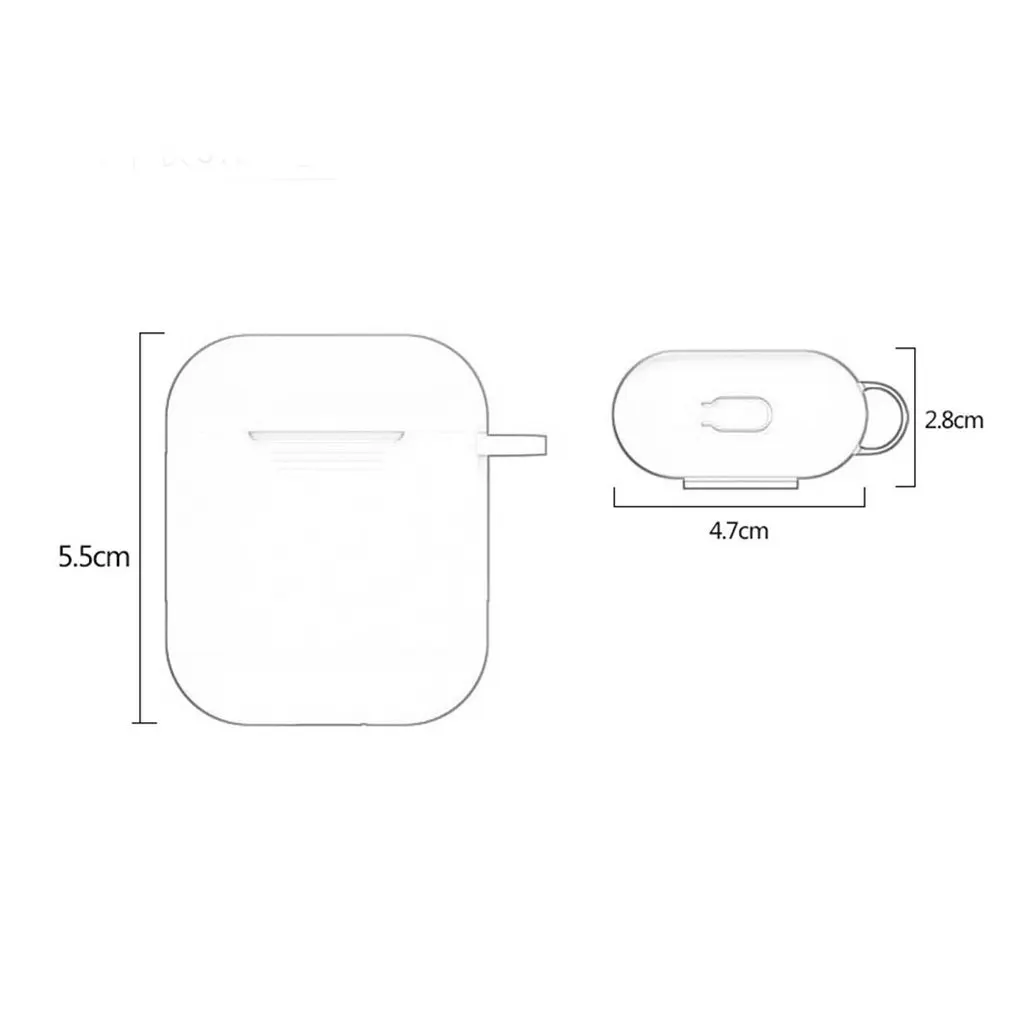 

Wireless Bluetooth Earphone Case For Apple AirPods Silicone Charging Headphones Cases For Airpods Charging Box Protective Cover