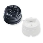 Товары для дома в европейском стиле Керамика настенный выключатель ручка светильник переключатель 10A изолируя переключатель черный, белый цвет коричневый