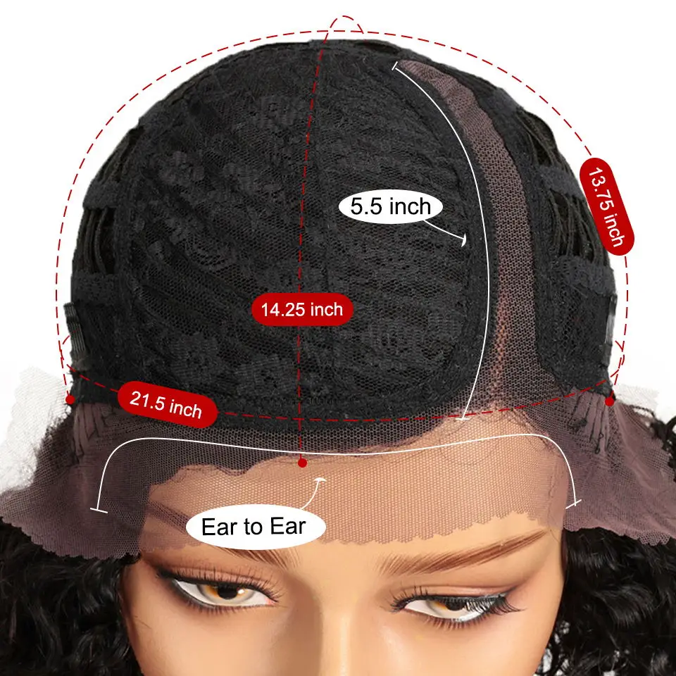 Парик с кудрявыми кружевами на передней части jodc цветные короткие кудрявые