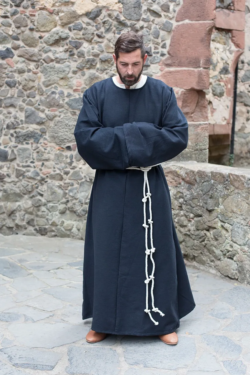 Средневековая искусственная Мужская винтажная эпохи Возрождения монах косплей