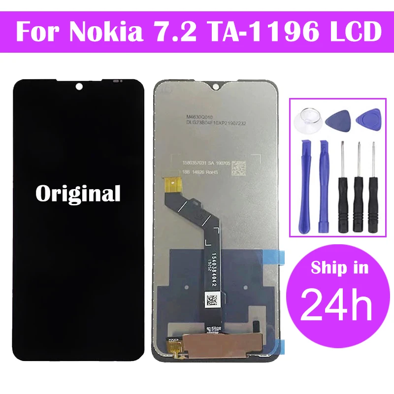 ЖК-дисплей для Nokia 1196 TA-сенсорный экран дигитайзер в сборе запасные части