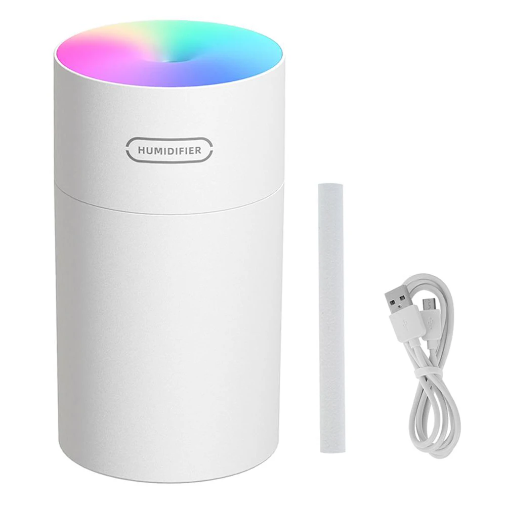 

Portable 300ml Humidifier USB Car Dazzle Cup Aroma Diffuser Cool Mist Maker Air Humidifier Purifier with Romantic Light