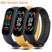 m6 smart band m6 bluetooth fitness tracker bracelet smartband heart rate sport waterproof smart watch for women men for xiaomi