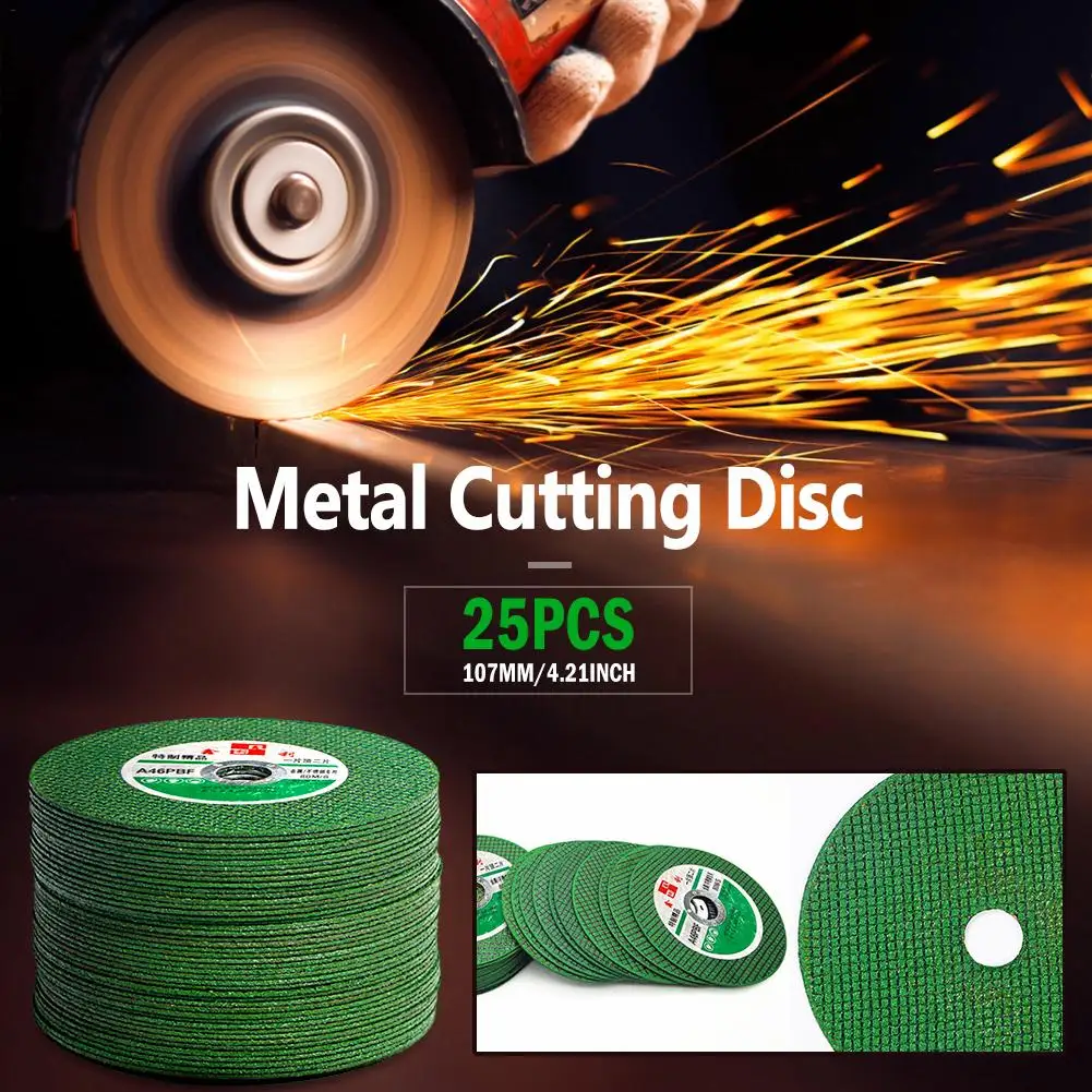 

25PCS -50PCS 107mm Metal Cutting Discs Stainless Steel Cut Off Wheels Flap Sanding Grinding Discs For Angle Grinder Wheels