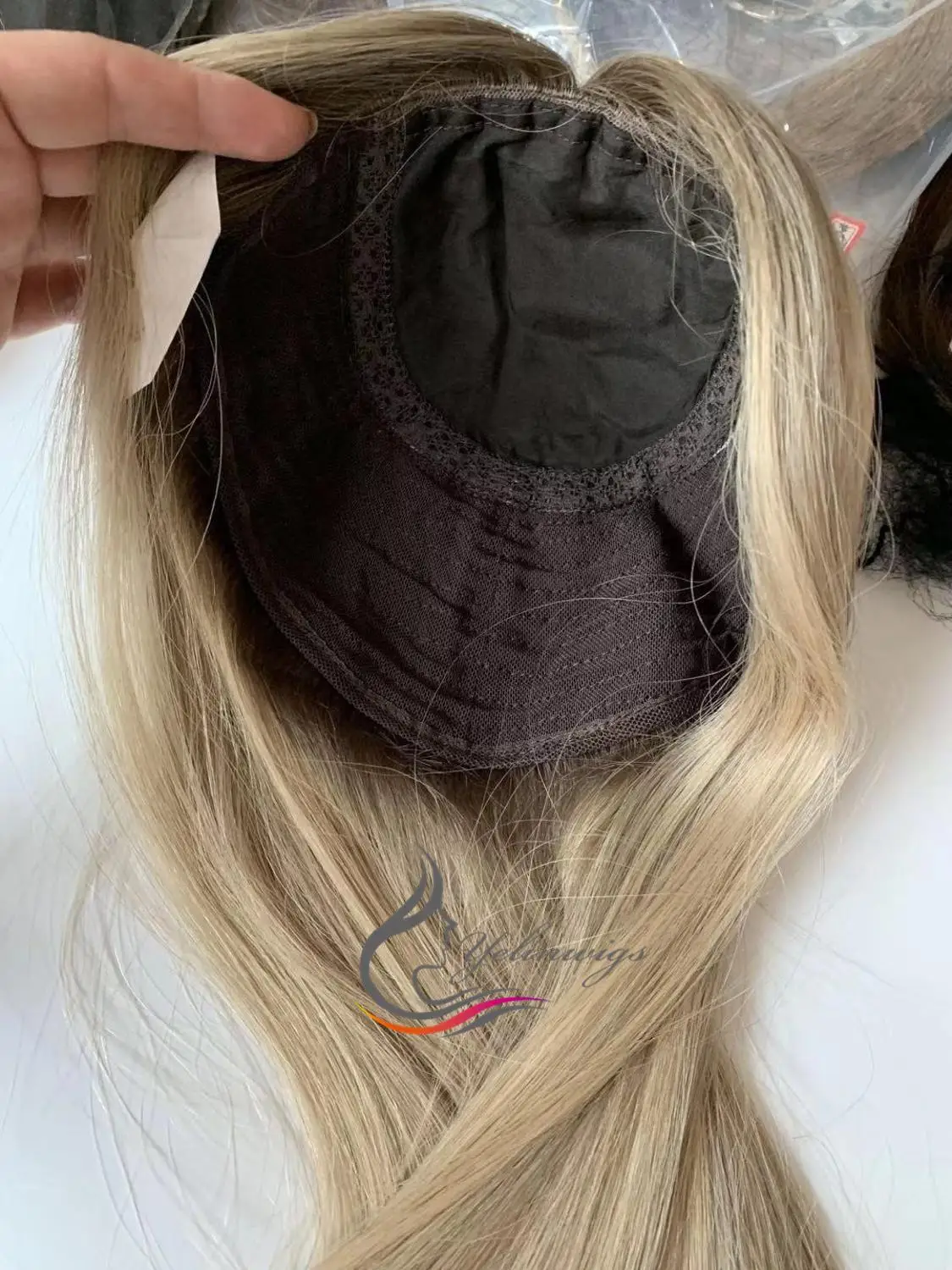 Европейские волосы европейские Kippah Осенние Кошерные волосы|Пряди волос и парики|