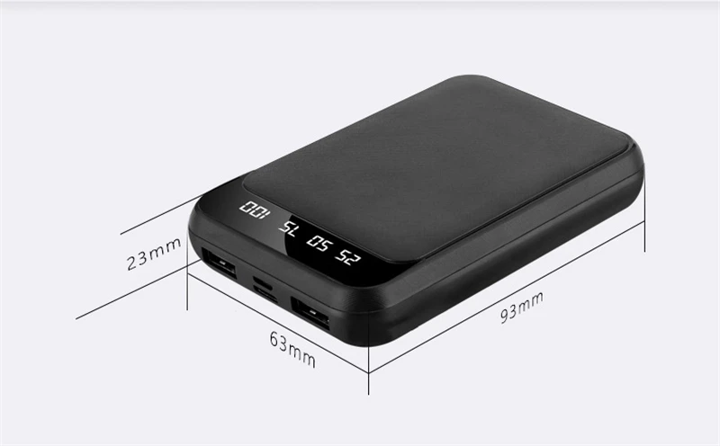 Power Bank 10000mAh Портативная зарядка mi ni внешний аккумулятор для Xiaomi mi iPhone X зарядное устройство для мобильного телефона