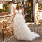 Женское кружевное платье с V-образным вырезом, в стиле бохо