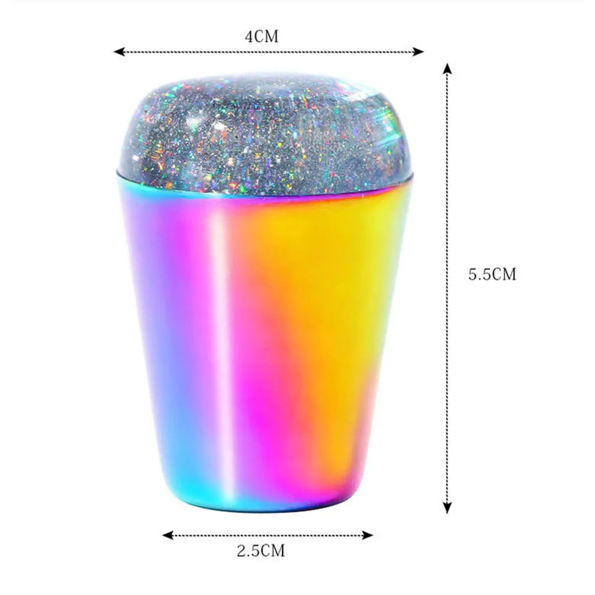 Блестящие прозрачные силиконовые штампы для ногтей с ручкой русалка - купить по