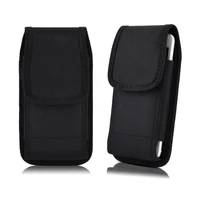universal vertical phone bag pouch for iphone 11 pro xr xs max x 8 7 6 6s plus case belt clip holster oxford cloth cover