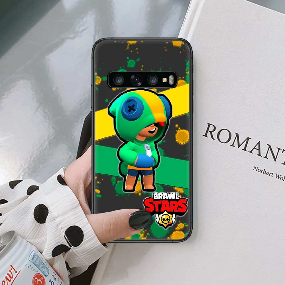 

Stars Game Leon Crow Phone Case For Samsung Galaxy Note S 8 9 10 20 Plus E Lite Uitra black Back 3D Bumper Soft Cell Tpu Shell